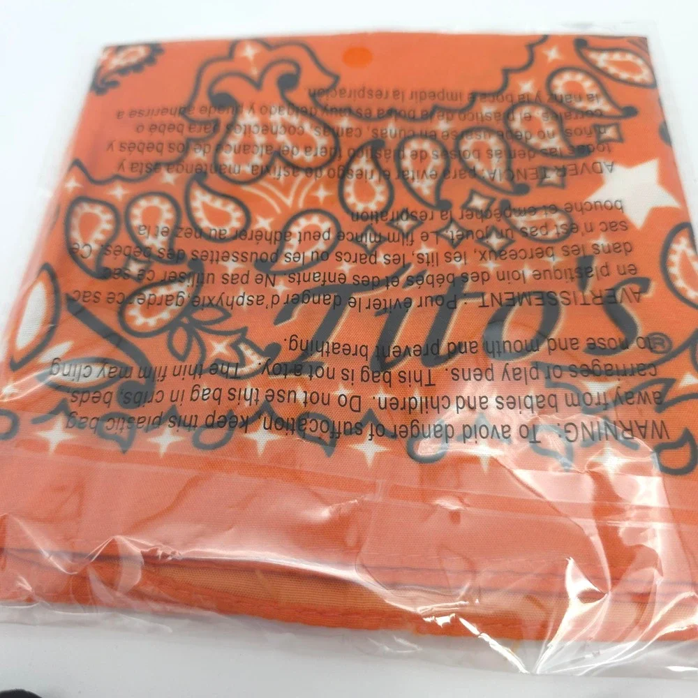Tito's Vodka Accessory Set Orange Black‎ Koozie Bandana Bottle Sweater Paisley